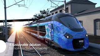 The first hydrogen train in France [upl. by Jeanne900]