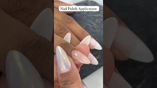 Nail polish application nailart nails nailtutorial nailpolish nailpolishapplication nails [upl. by Kovar]