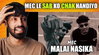 He slapped some top rappers Fr 🔥🥶  M E C  Malai Nasika  OMV  2023 Reaction [upl. by Bevers]