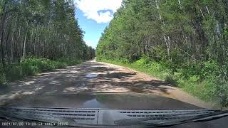 Papakomeka Lake Rd  Heading North Timmins Ontario Canada [upl. by Hertha471]