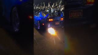 Supra BackFire 💀💀❤️‍🔥❤️‍🔥💥💥💥supramk4 backfire sound cars viralshort trending shortsvideo [upl. by Helbonia]