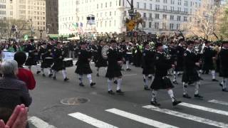 2012 St Patricks Day Parade Bagpipes [upl. by Nnaj]