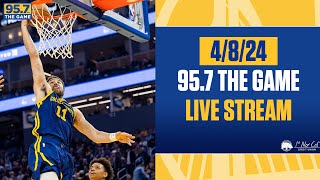 The Warriors Are In The PlayIn And The Giants Got A Comeback Win  957 The Game Live Stream [upl. by Persons]