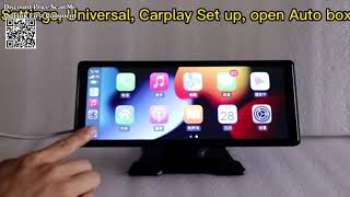 Test 1026 Inch Wireless Carplay Monitor IPS Screen Display Review Aliexpress [upl. by Moclam]