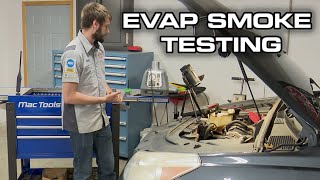 How To Perform An EVAP Smoke Test To Look For Leaks [upl. by Uhsoj504]