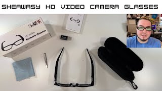 Sheawasy Full HD Video Camera Glasses Review [upl. by Etheline]