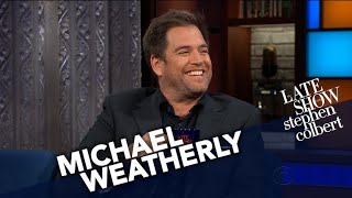 Michael Weatherly Had A Nightmare About The Late Show [upl. by Lasley]