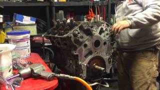 Chrysler 35 ENGINE rebuild part 2 [upl. by Eustashe]