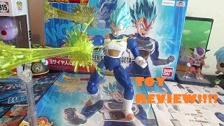 DRAGON BALL SUPER FIGURERISE STANDARD SUPER SAIYAN GOD VEGETA MODEL KIT TOY REVIEW [upl. by Caldera]