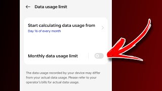 How to set monthly data limit  Monthly data limit kaise set kare [upl. by Regdirb]