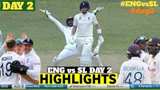 England vs Sri Lanka 2nd Test DAY 2 Full Match Highlights  30th August 2024 Highlights  engvssl [upl. by Malek615]