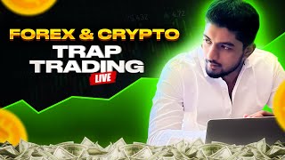 22 March  Live Market Analysis for Forex and Crypto  Trap Trading Live [upl. by Billmyre668]