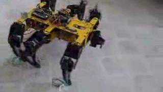 hexapod ripple walking gait test 1 [upl. by Halivah]