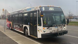 Ride Video Milton Transit  2022 Novabus LFS 2203  8 Willmott [upl. by Analrahc147]