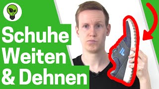 Schuhe Weiten amp Dehnen ✅ TOP ANLEITUNG Wie Eine Nummer Größer Machen 👉 Schuh zu Klein amp Drücken [upl. by Cynthla]