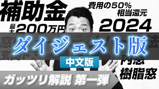 【摘要版】 补助金制度快速解说！ 住宅节能2024促销活动｜YKK AP  中国語版【ダイジェスト版】補助金制度をサクッと解説！住宅省エネ2024キャンペーン [upl. by Annua]