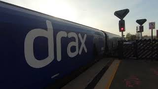 66749 on Drax duties at Wakefield kirkgate 131124 [upl. by Yrro]