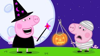 Peppa Pig Nederlands  Halloween Aankleden  Griezeligober 🎃  Tekenfilms voor kinderen [upl. by Raasch640]