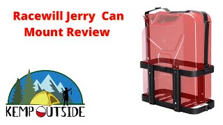 Racewill Jerry Can Mount Review  Best Way to Carry Gas amp Water Cans  Cargo to Camper Conversion [upl. by Nylatsirk93]