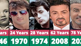 Transformation Of Sylvester Stallone From 2 To 78 Years Olds [upl. by Booth]