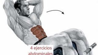 Abdominales en 8 Minutos 4 Ejercicios Para El Abdomen Entrenamiento [upl. by Nodnal]