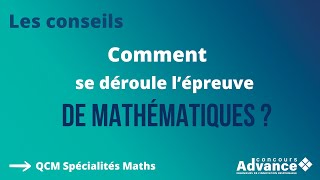 Lépreuve de Mathématiques QCM spécialités maths Les conseils du jury [upl. by Naloj]