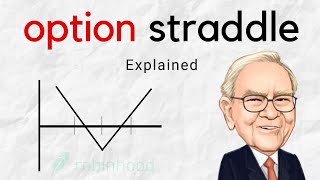 Options Straddle Strategy Explained  RobinHood Tutorial [upl. by Millard]