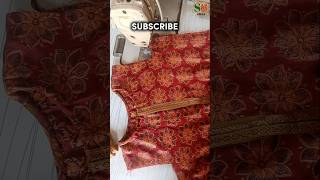 Stylish Girls Neckline design full easy method girlskurtasewingshort [upl. by Anawal]