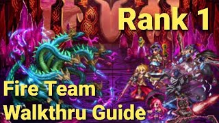 FFBE  Clash of Wills vs Thalassa  Rank 1  Fire Team [upl. by Jac]