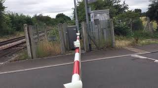 Lock Lane Level Crossing Derbs Saturday 15072017 [upl. by Dosh494]