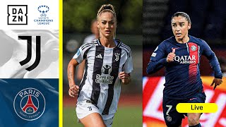 Juventus vs Paris SaintGermain  UEFA Womens Champions League Qualifier 1st Leg [upl. by Elleirua]