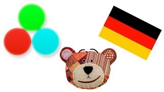 Colors in german  Education for kids [upl. by Euqinoj679]