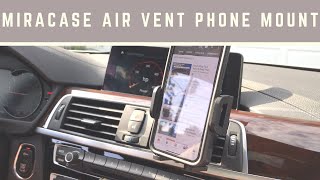 Miracase Car Vent Phone Holder 2019 version  Holds your phone nice and tight [upl. by Llamaj]