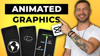 3 AMAZING Graphic Animations For Level UP Your Videos  CapCut Tutorial [upl. by Schapira]