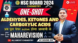 Aldehydes ketones and carboxylic acids  oneshot  Class 12th  PYQs  HSC  Sovind Sir [upl. by Rabbi]