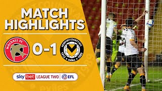 HIGHTLIGHTS  Walsall v Newport County [upl. by Fransis]