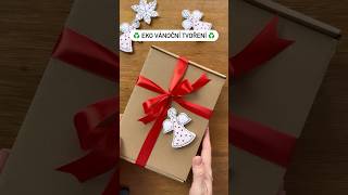 Ještě jeden nápad z papírové modelíny ☺️ Co říkáte vanoce diy christmas darek [upl. by Ahsei]