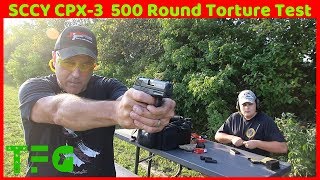 SCCY CPX3 500 Round Torture Test  TheFirearmGuy [upl. by Mallis]