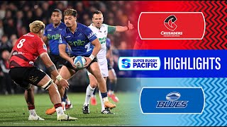 HIGHLIGHTS  CRUSADERS v BLUES  Super Rugby Pacific 2024  Round 14 [upl. by Xella]