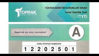 Toprak Yayınları TYT1 geometri çözümleri 20249 [upl. by Anerev]