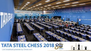 80th Tata Steel Chess Tournament Round 4 [upl. by Aissirac483]