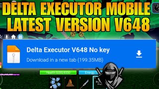 Delta Executor Mobile New Update V648 🧊 Roblox Atualizado  Roblox Key Bypasser  Script Blox Fruit [upl. by Adlemy234]