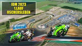 1RENNEN  1SIEG  IDM ProSuperStock 1000  Oschersleben 2023 [upl. by Annahsirhc]