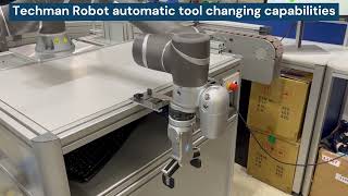 Cobot Weekly 13  Techman Robot automatic tool changing capabilities [upl. by Ungley809]