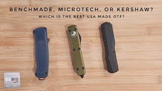 Picking the Best First OTF Knife  Benchmade Microtech or Kershaw [upl. by Eivets]