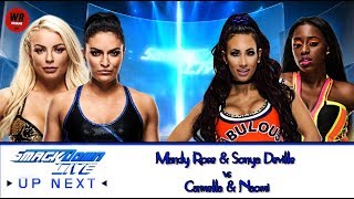 WWE2K19 Mandy Rose amp Sonya Deville vs Carmella amp Naomi [upl. by Nikolaos]