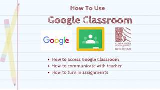 CSDNB  How to Use Google Classroom Spanish Version [upl. by Corabel]