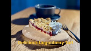 Making Delicious Lingonberry Tart [upl. by Quirk]