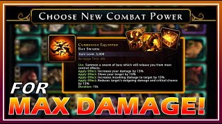 The BEST Mount COMBAT Powers you NEED to USE for MAX DAMAGE dps amp support  Neverwinter M24 [upl. by Yartnoed947]