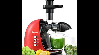 Brecious Slow Masticating Juicer Product Review [upl. by Beckett592]